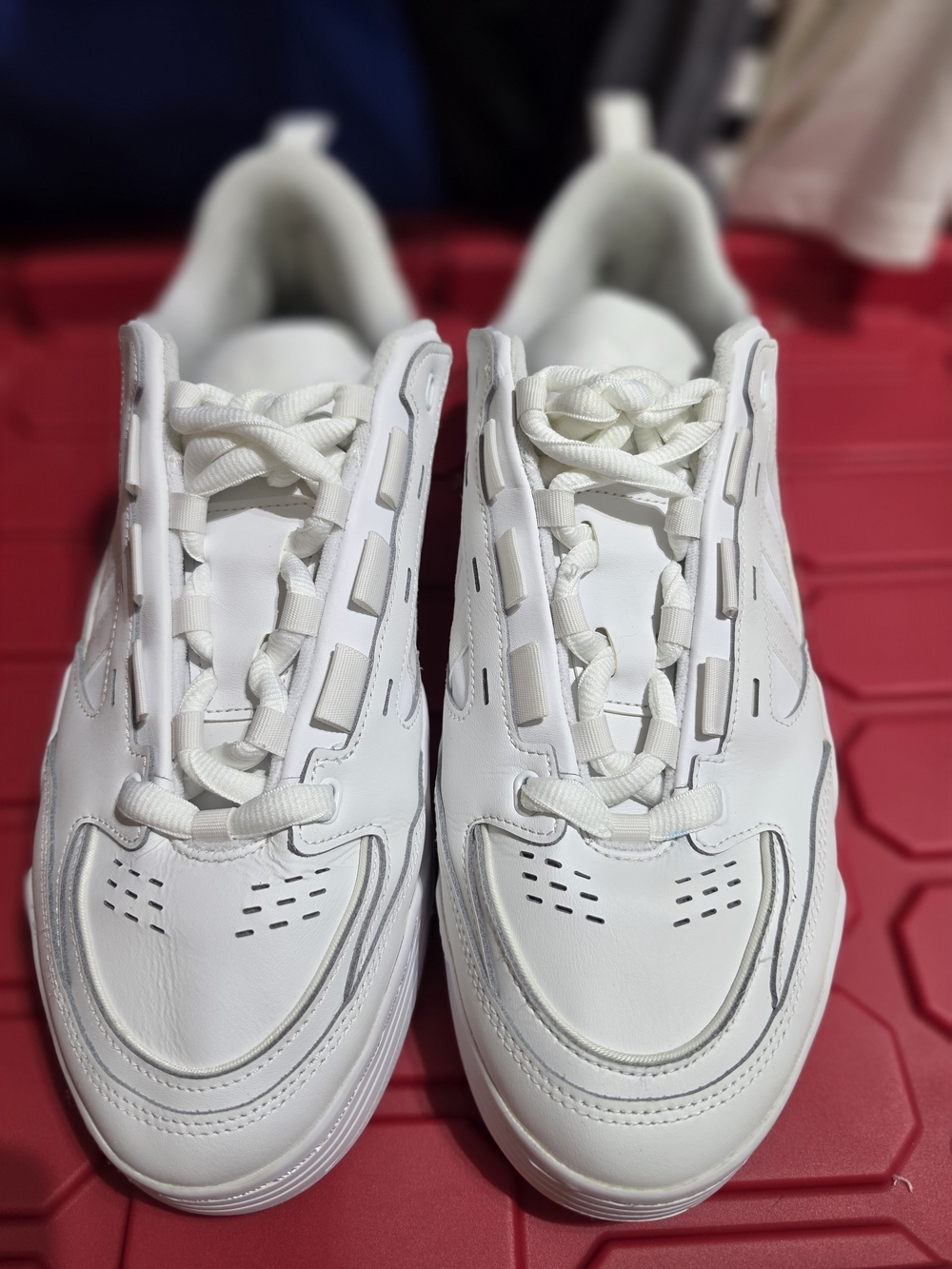 adidas White Men’s Lace-Up Chunky Sneakers